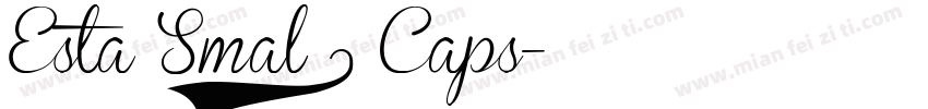 Esta Smal 1 Caps字体转换